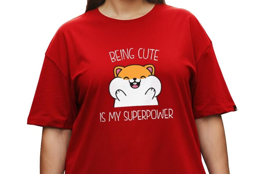 Bewakoof Plus Size T-Shirt: Your Cute Superpower!