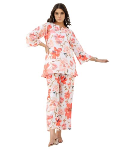 Bloom in Style: Plus Size Floral Co-Ord Set for Every Occasion