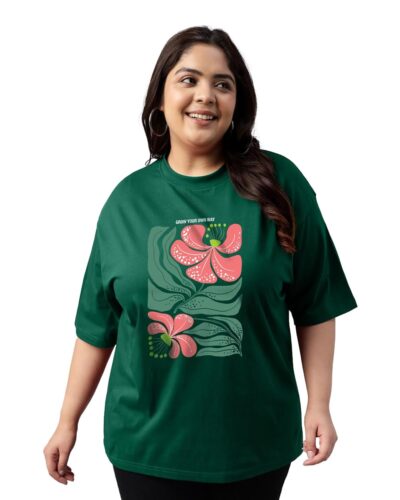 Comfy & Chic: The JUNEBERRY Plus Size Graphic T-Shirt for You!