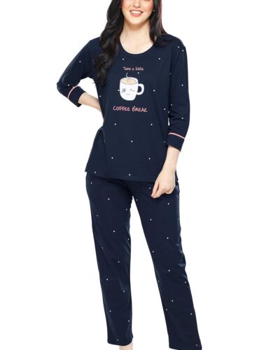 Cozy Nights Ahead: ZEYO Plus Size Night Suit for Indian Women