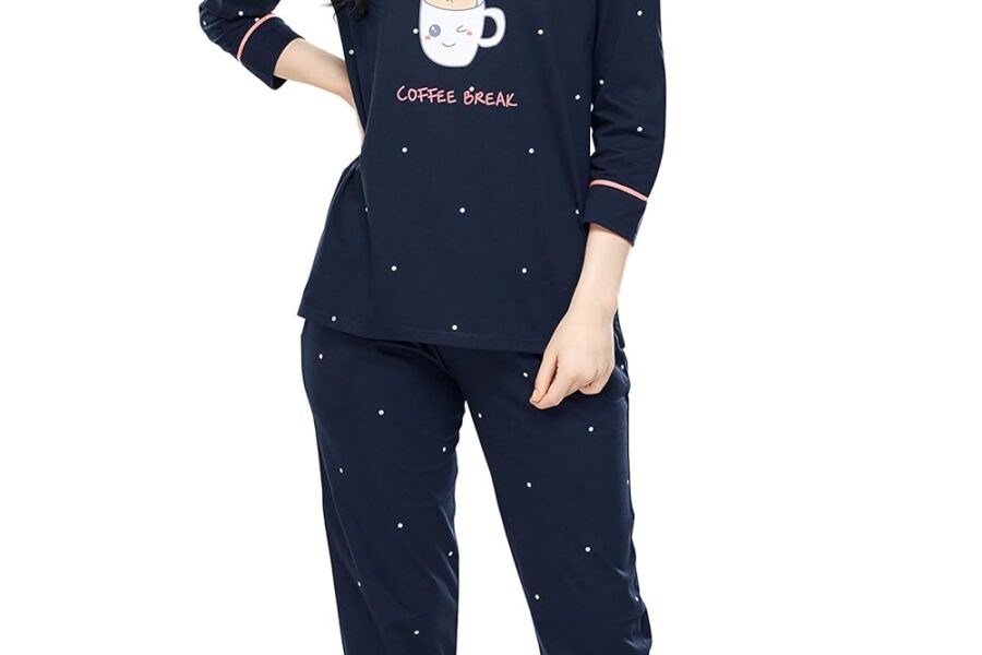 Cozy Nights Ahead: ZEYO Plus Size Night Suit for Indian Women