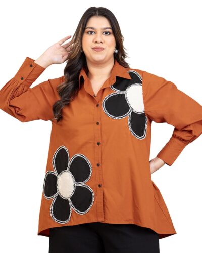DEEBACO Floral Patchwork Shirt: Your New Fave!
