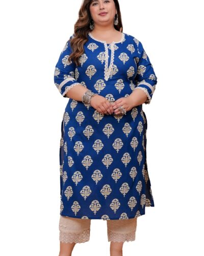 LABULY Pure Cotton Plus Size Kurta: Your Everyday Style Steal!