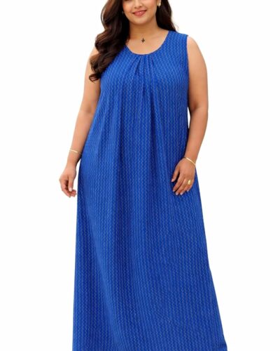 Manvicare Plus Size Rayon Nighty: Comfort & Style for Curvy Queens