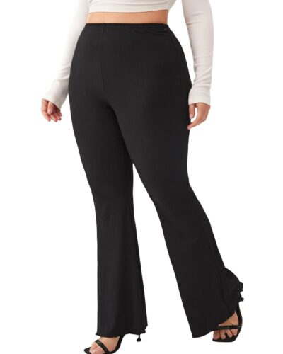 Plussclub Plus Size Flared Pants: Comfort & Style for You