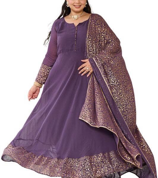 PrettyPlus Anarkali Kurta Set: Festive Style for Curvy Women