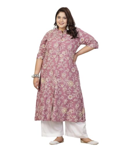 Stylum Rayon A-Line Kurta: Style & Comfort for Curvy Women