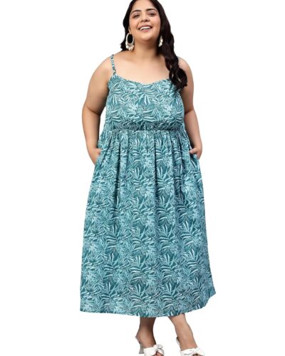 Summer Ready! Indietoga Plus Size Printed Cotton Strap Dress Review