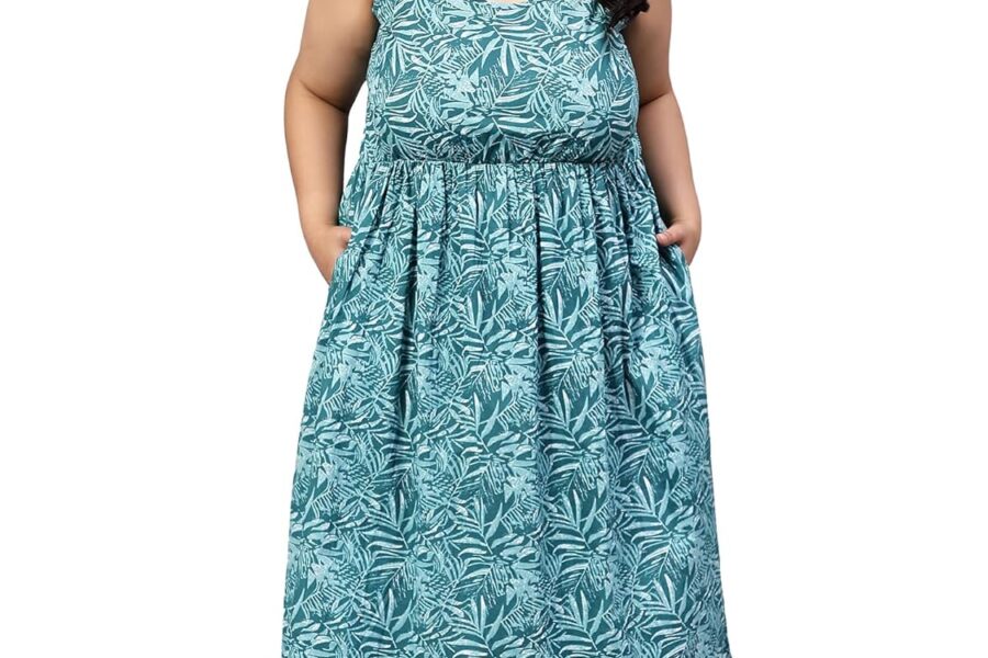 Summer Ready! Indietoga Plus Size Printed Cotton Strap Dress Review