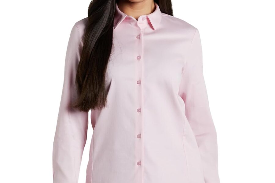 Symbol Premium Plus Size Shirt: Desk-to-Dinner Style
