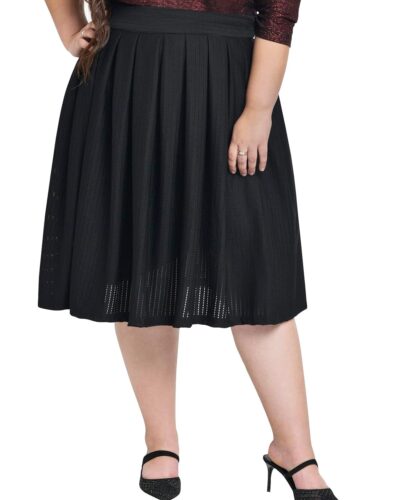 Twirl in Style: Wild U Plus Size Box Pleat Midi Skirt Review