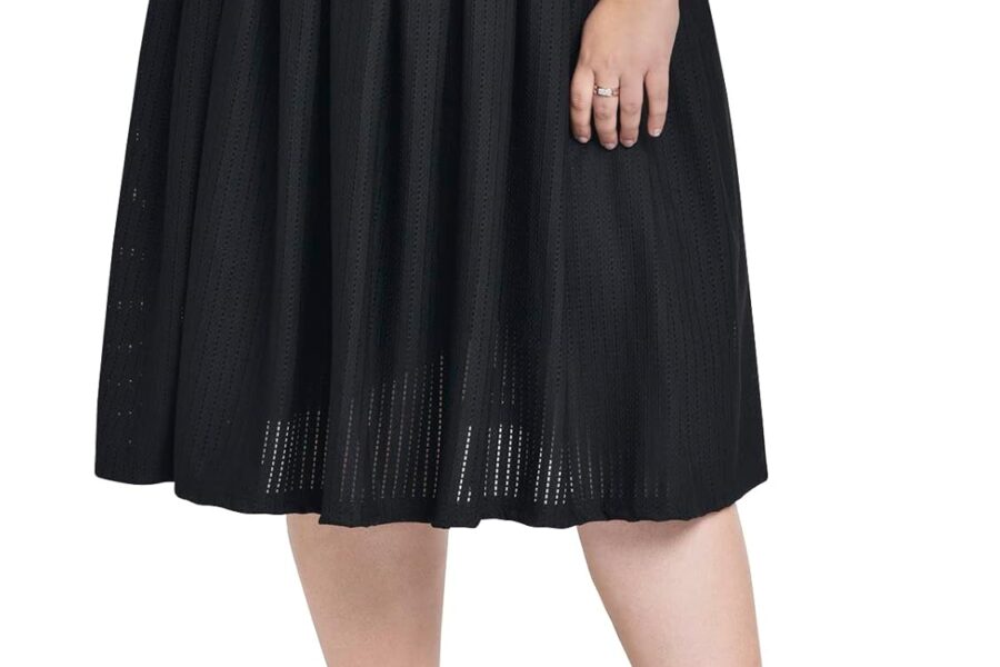 Twirl in Style: Wild U Plus Size Box Pleat Midi Skirt Review