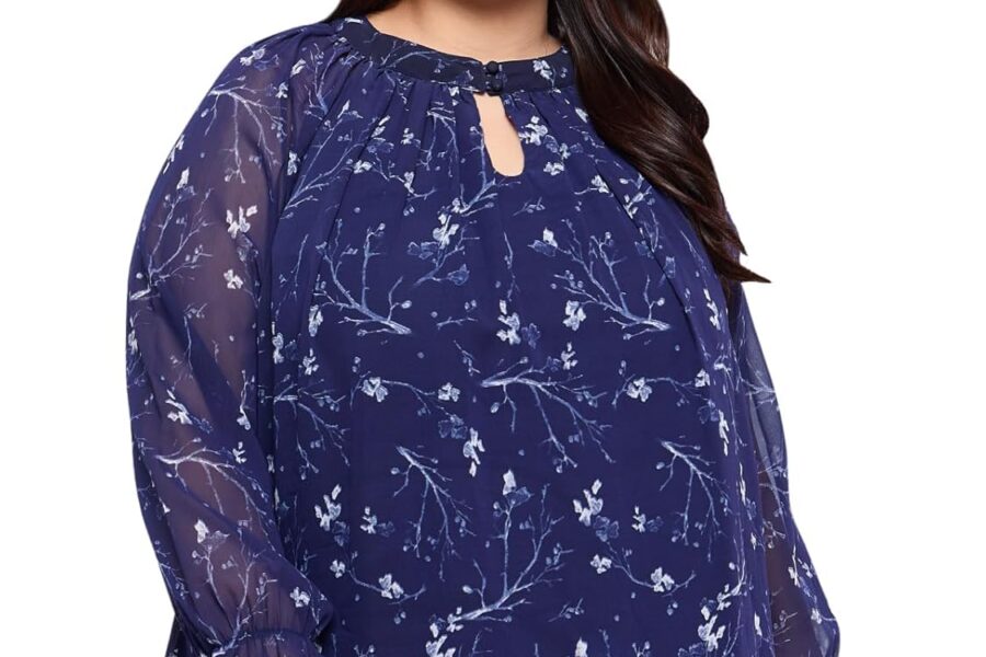Wild U Plus Size Floral Top: Style & Comfort for Curvy Divas