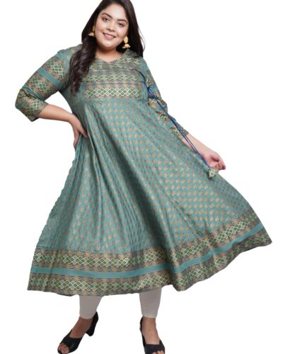 Yash Gallery Plus Size Anarkali Kurta: Festive Steal at ₹919!