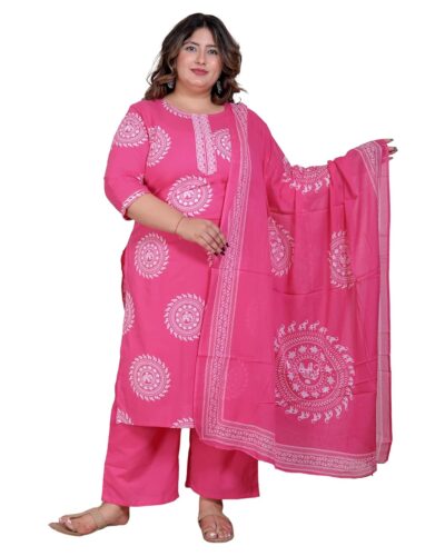 AKRITIK Pure Cotton Plus Size Kurta Set: Summer Ready at 71% Off