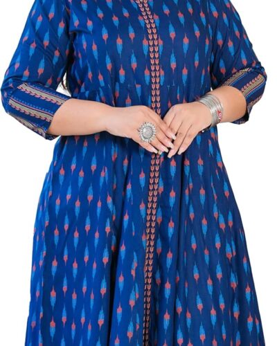 Grab the Yash Gallery Rayon Anarkali Plus Size Kurta at 83% Off!