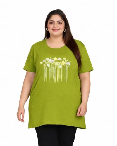In Love Cotton Oversized Printed Tee: Your Summer Plus Size Staple
