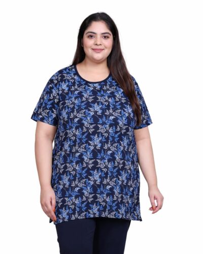 In Love Cotton Oversized Tee: Summer Style for Plus Sizes