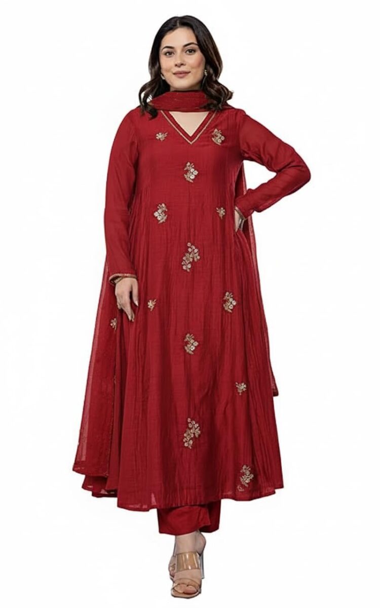 KLOSIA Anarkali Plus Size Kurta Set: ₹749 Festive Steal!