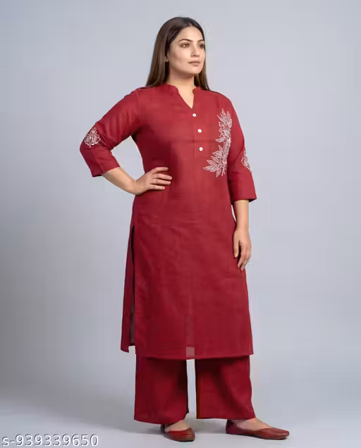 Meesho’s ₹578 Marron Handwork Kurti: Your Next Budget Plus Size Find