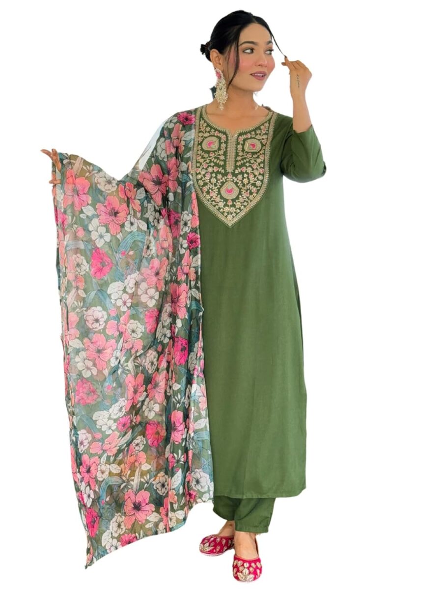 Naixa Rayon Boat Neck Plus Size Kurta Set: Your ₹799 Summer Style