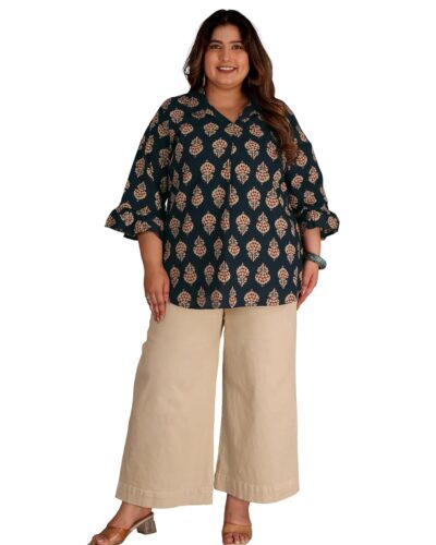 TITTLI Pure Cotton Short Kurti: Your New Plus Size Summer Staple