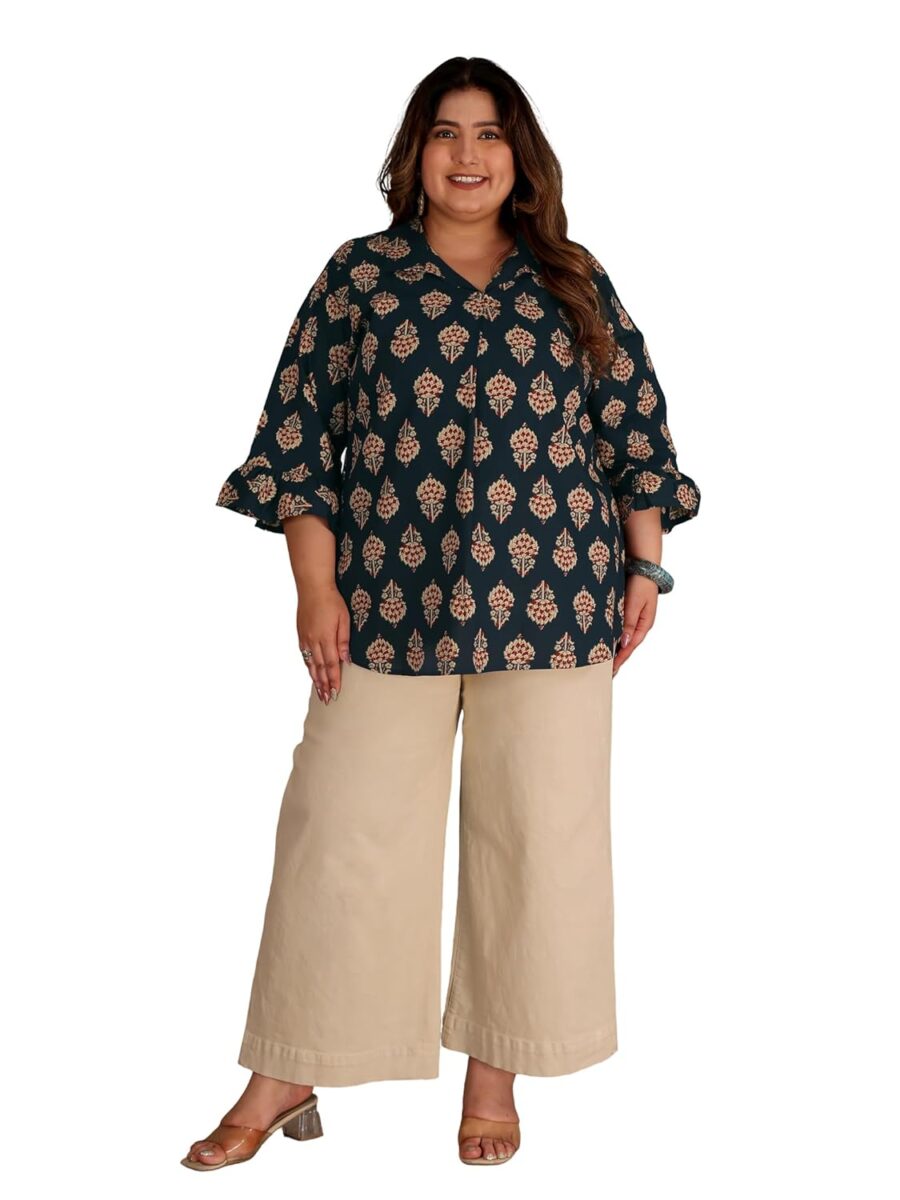 TITTLI Pure Cotton Short Kurti: Your New Plus Size Summer Staple