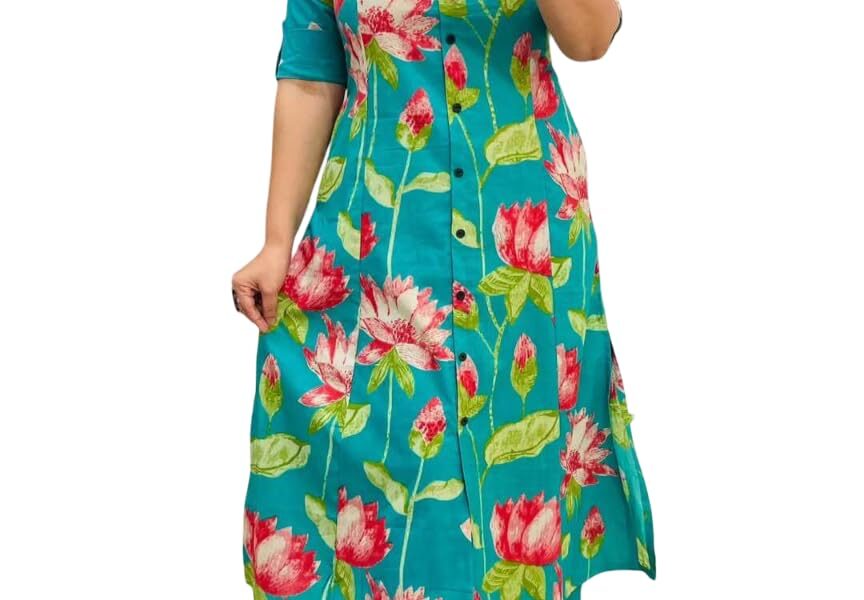 YUVVIK Cotton A-Line Co-ord: Your Plus Size Summer Staple