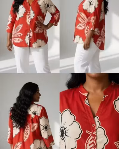 Meesho’s ₹578 Vibrant Red Plus Size Top: Your Budget Go-To