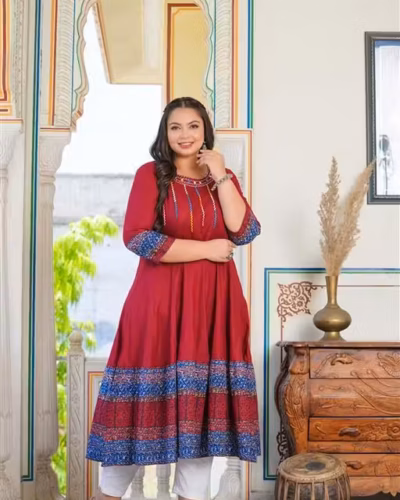 Meesho Steal! ₹756 Anarkali Kurta: Budget Plus Size Find