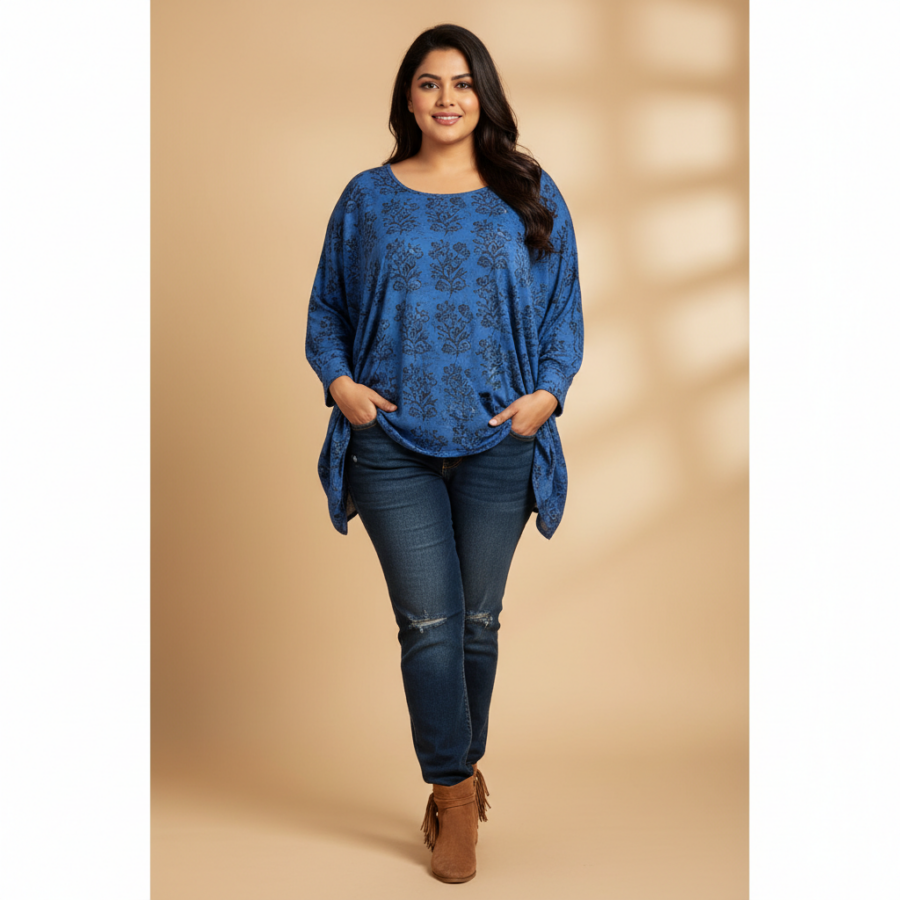 Akiko’s Relaxed Fit Western Top: A Plus Size Steal at ₹639