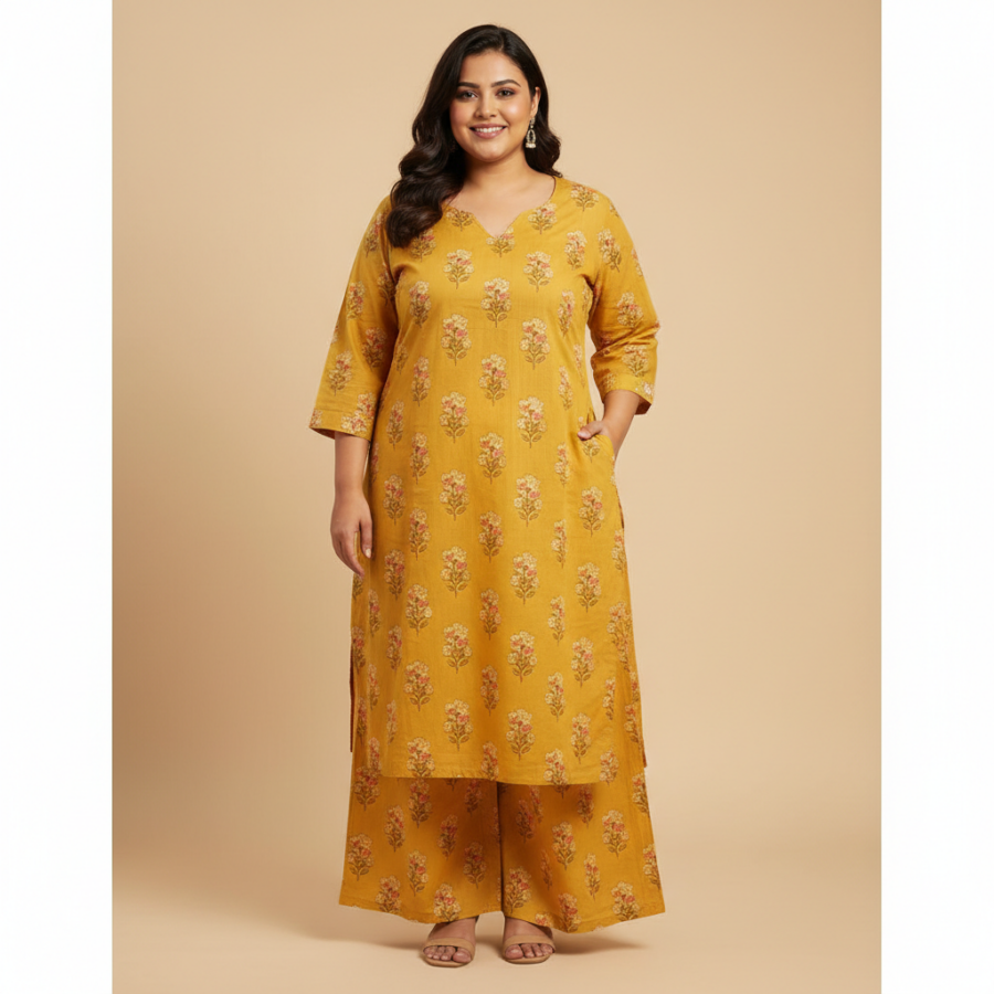 Amayra Pure Cotton Palazzo Set: Summer Ready at 71% Off!