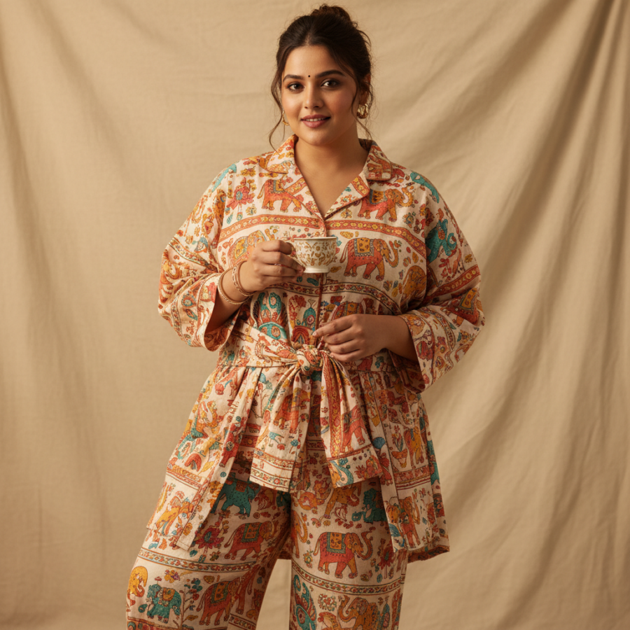 CUPID Plus Size Cotton Pajamas: Comfort & Style for You