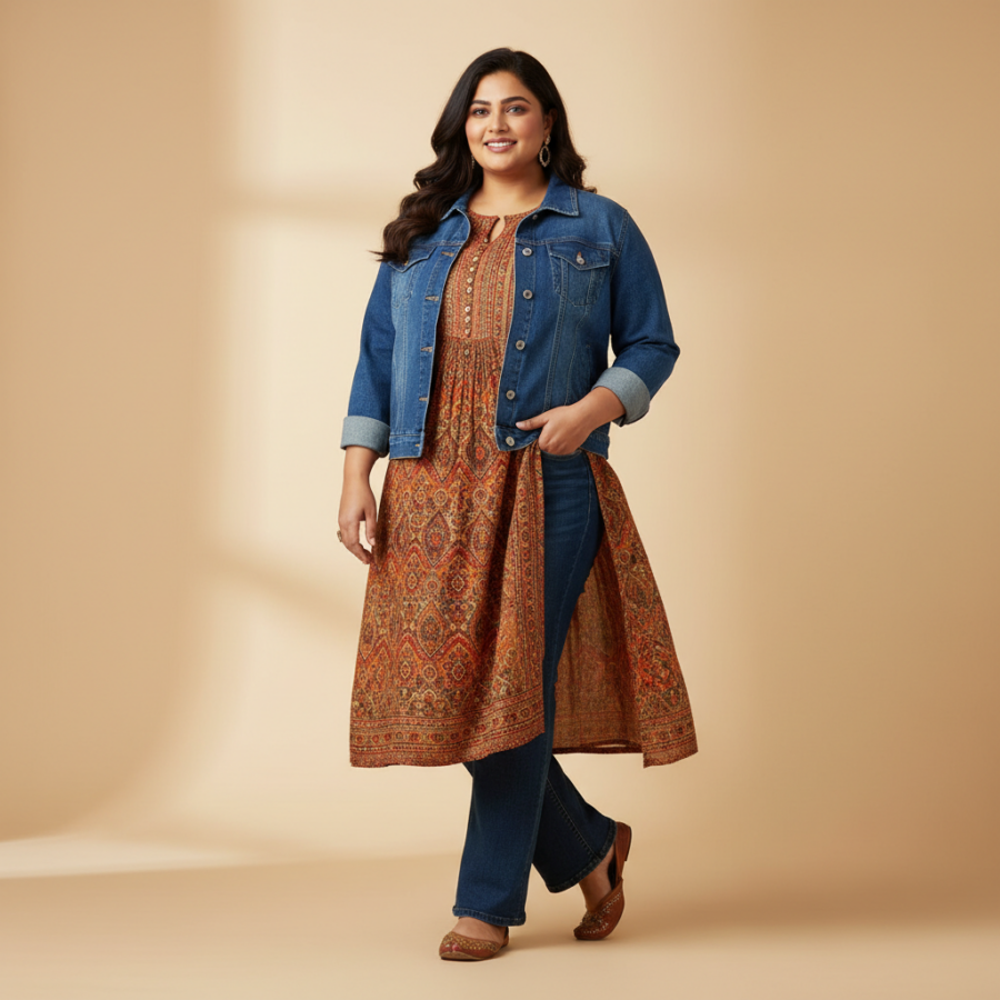 DIMPY GARMENTS Plus Size Denim Jacket Review: ₹599 Steal!