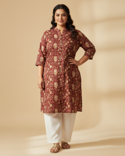 Indietoga Floral Tunic: Your Go-To Plus Size Summer Steal at ₹695!