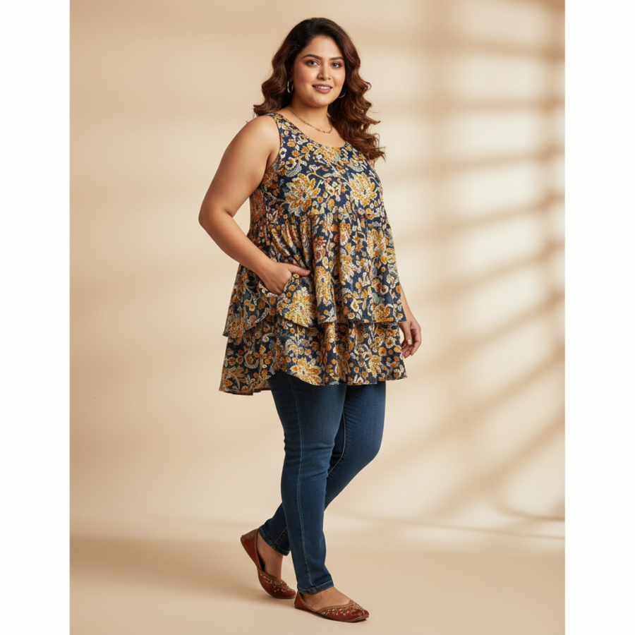 Indietoga Plus Size Layered Tank Top Review: Style & Comfort