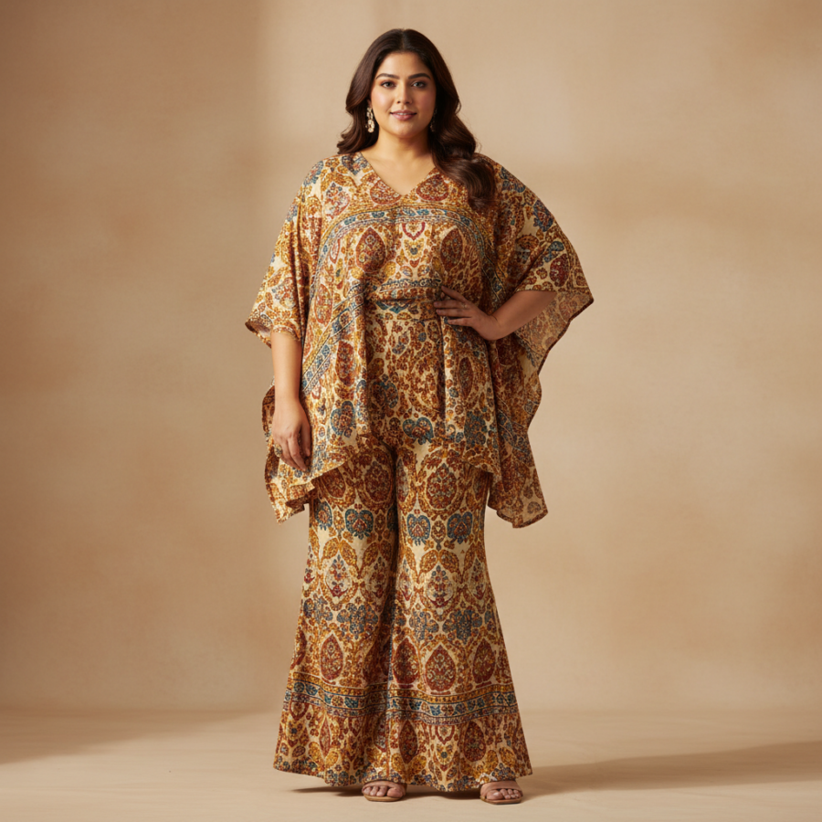 KALAVISHA Rayon Flared Co-ord: Your New Plus Size Go-To