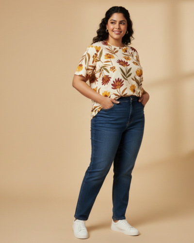 Max Plus Size Printed Cotton T-Shirt: Your Everyday Style Steal