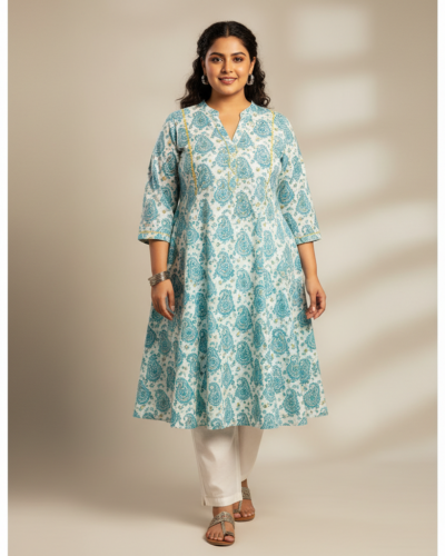 Myx Cotton Kurti: Your Go-To Plus Size Summer Style at ₹449
