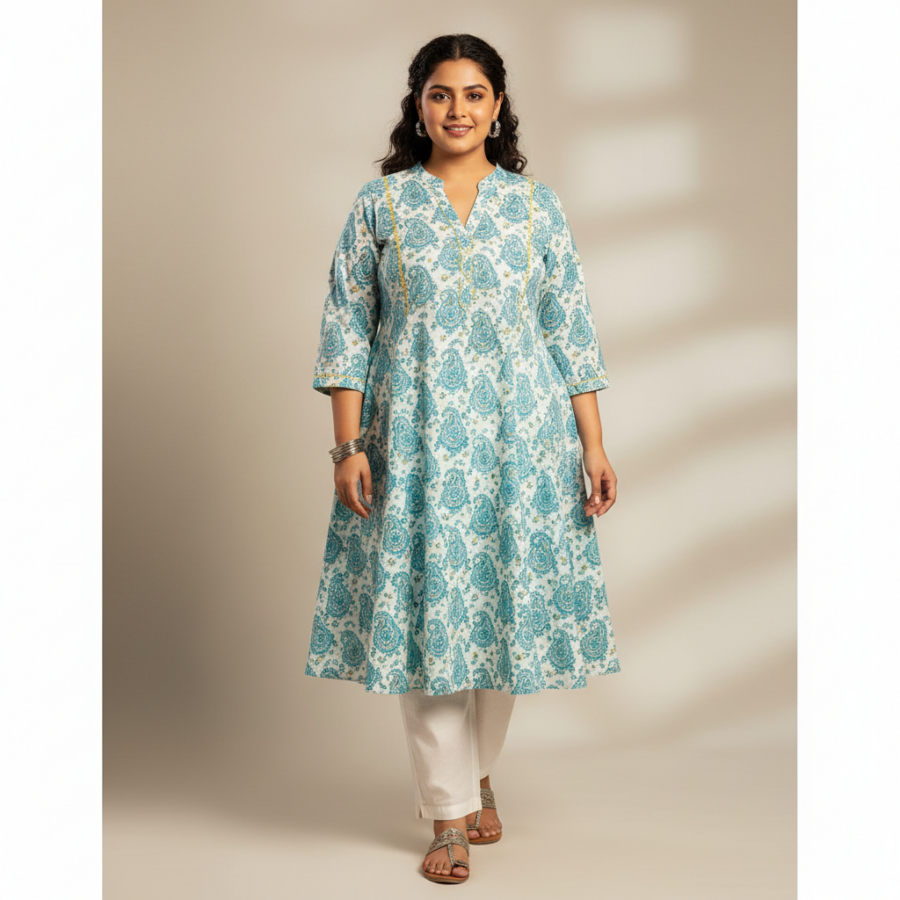 Myx Cotton Kurti: Your Go-To Plus Size Summer Style at ₹449