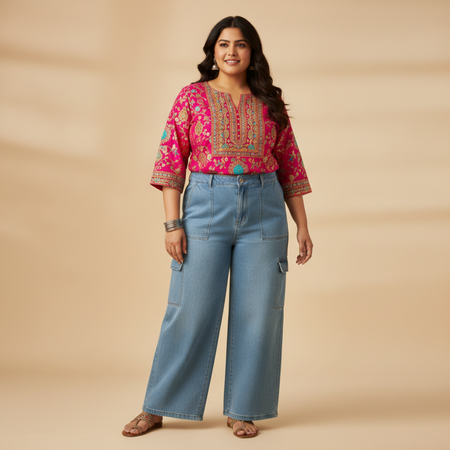 TURNING BLUE Extra Wide Jeans: Your New Plus Size Wardrobe Hero!