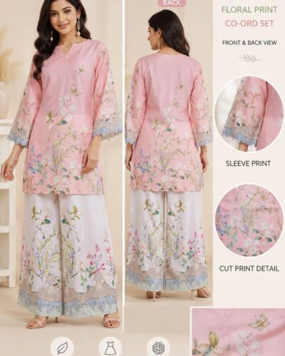 Floral Co-ords for Plus Size – Daily Wear Summer Outfit