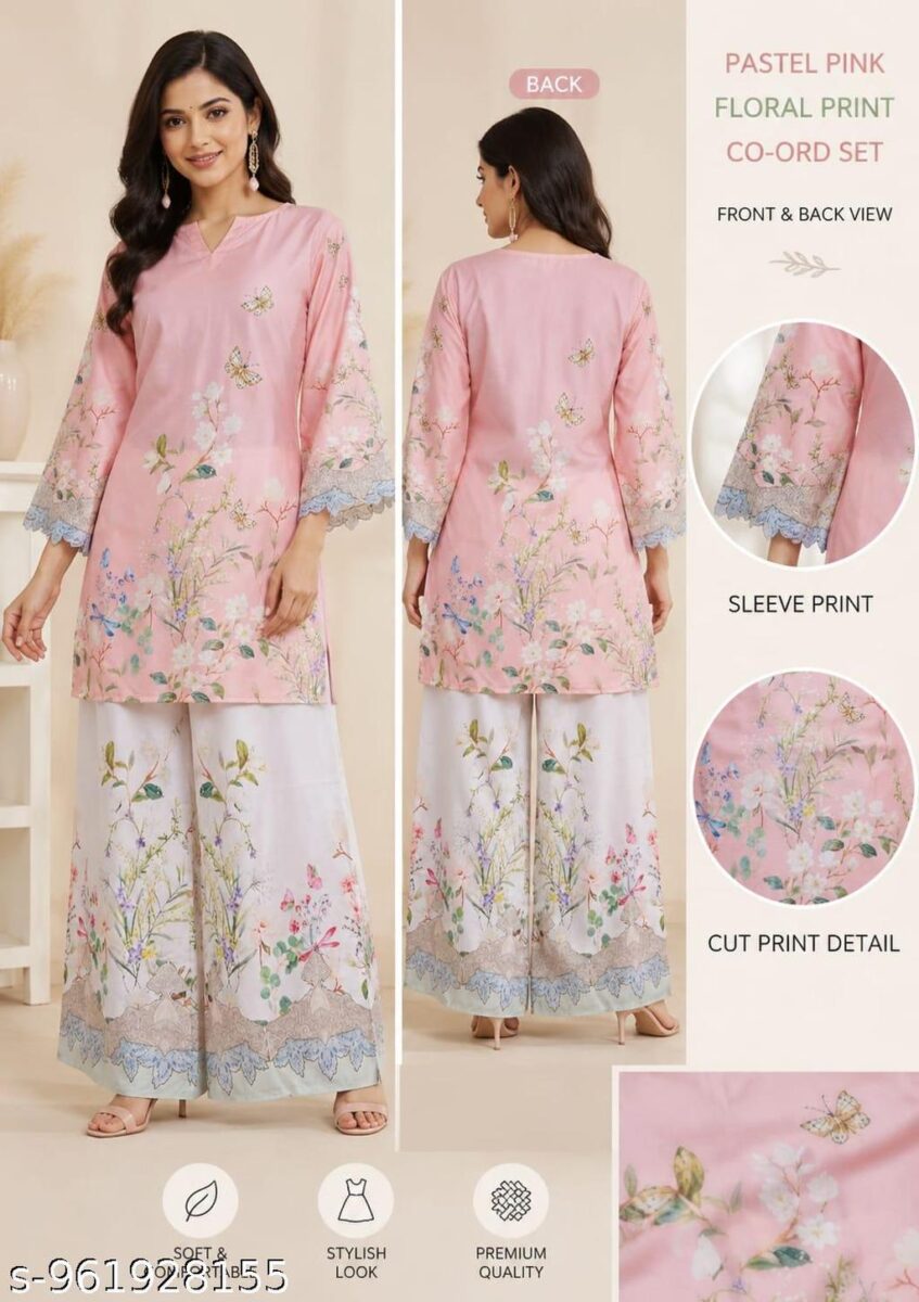 Floral Co-ords for Plus Size – Daily Wear Summer Outfit