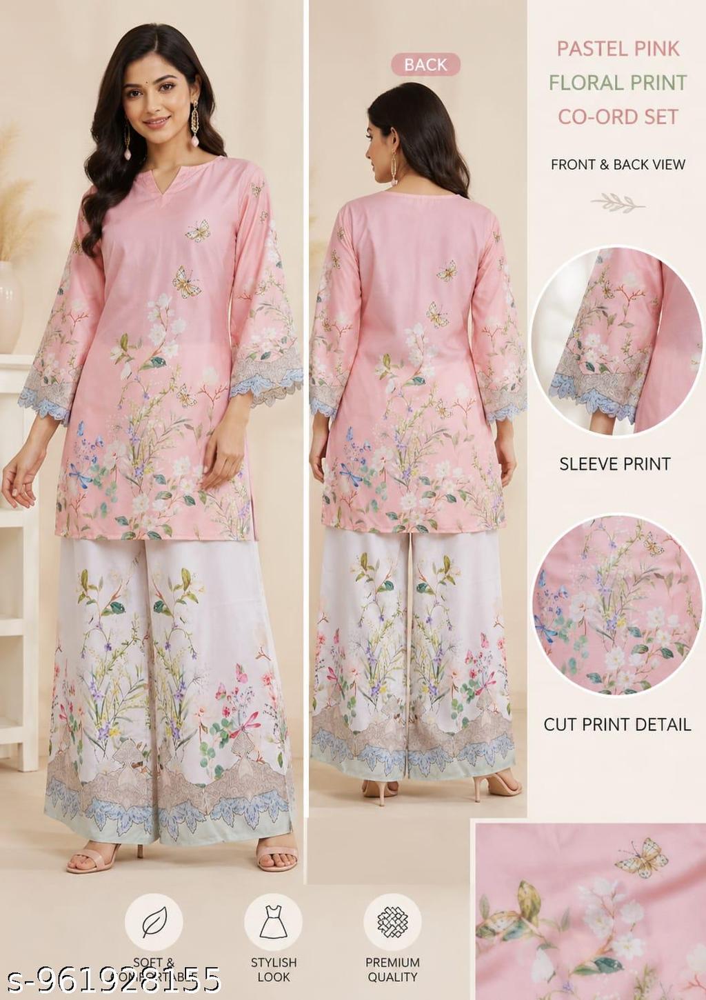Floral Co-ords for Plus Size – Daily Wear Summer Outfit