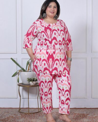 Printed Loungewear Set for Plus Size – Daily Comfort